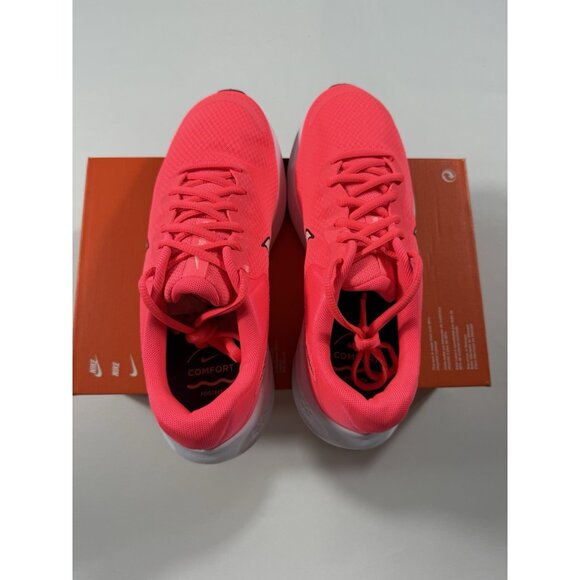 New Women’s Size 9 Hot Punch Nike Revolution 7 Running Shoes FB2208 602 - Picture 7 of 10